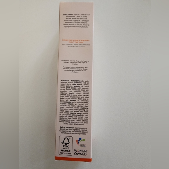 BNIB SONAGE SAFFRON ENERGIZING VITAMIN MASK - Picture 2 of 3